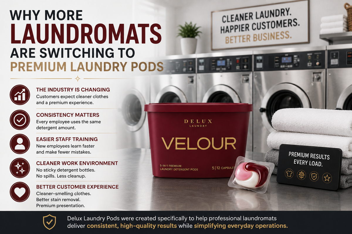 Why More Laundromats Are Switching to Premium Laundry Pods