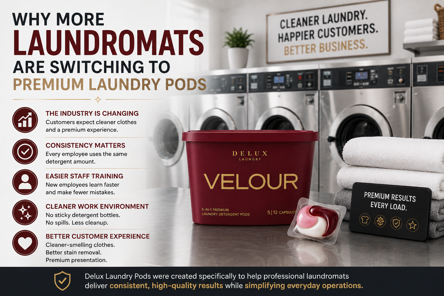 Why More Laundromats Are Switching to Premium Laundry Pods