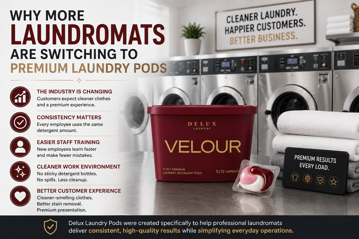 Why More Laundromats Are Switching to Premium Laundry Pods